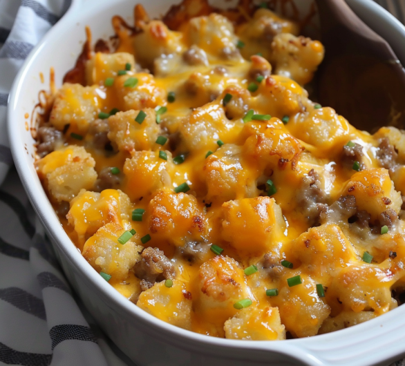 Cheesy Tater Tot Casserole