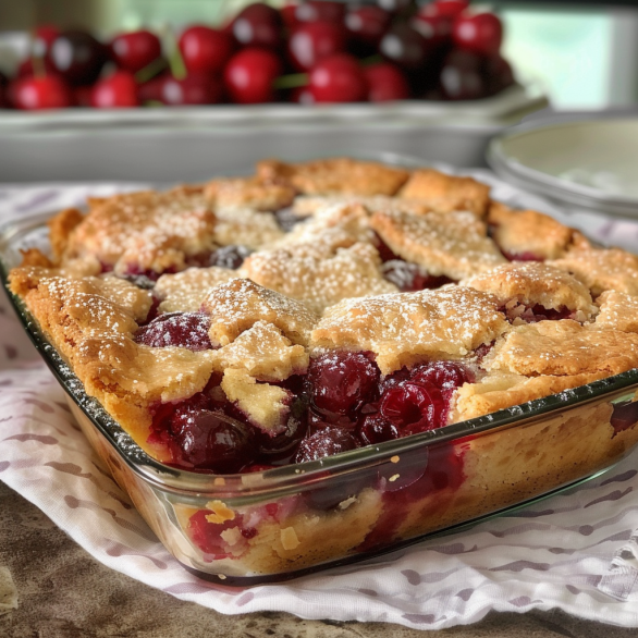 Easy Cherry Cobbler Recipe