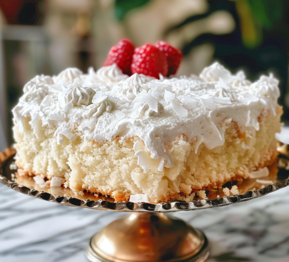 Coconut Cream Poke Cake