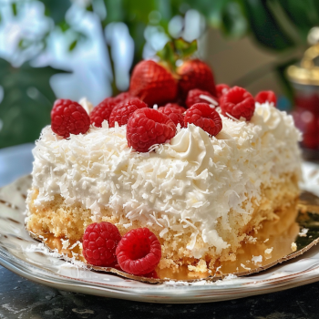 Easy Coconut Cream Poke Cake