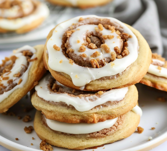 Copycat Crumbl Cinnamon Roll Cookies