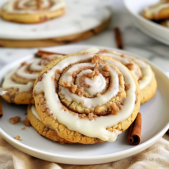 Easy Copycat Crumbl Cinnamon Roll Cookies