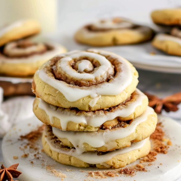 Easy Copycat Crumbl Cinnamon Roll Cookies