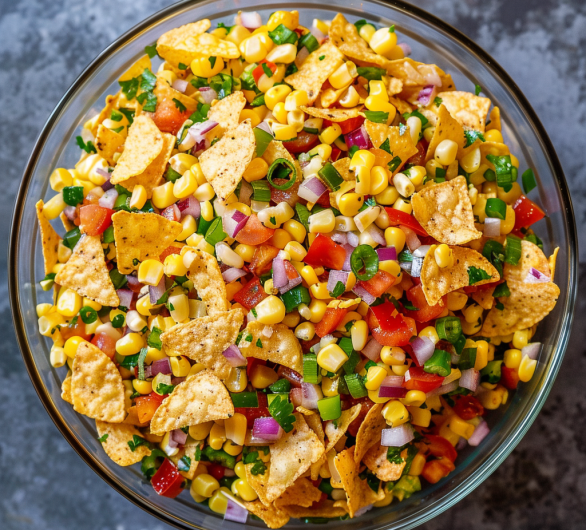 Crunchy Corn Salad with Fritos Chips