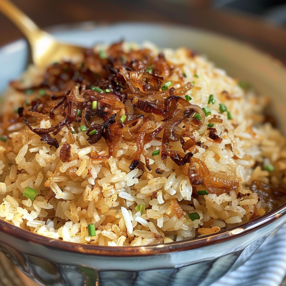 Easy French Onion Rice Recipe