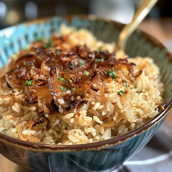 Easy French Onion Rice Recipe