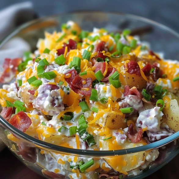 Easy Loaded Baked Potato Salad