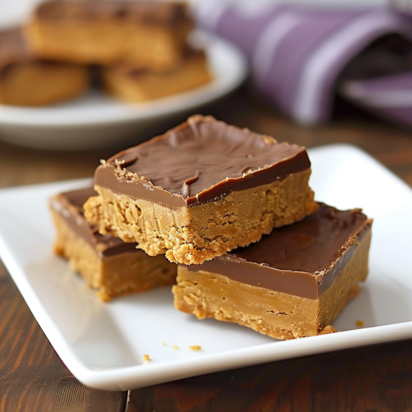 Easy Lunch Lady Peanut Butter Bars