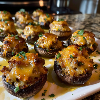 Sausage Stuffed Mushrooms