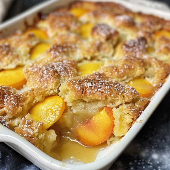 Easy Southern Peach Cobbler Recipe