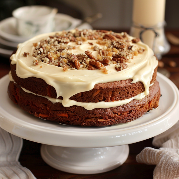 Easy Carrot Cake with Cream Cheese Frosting