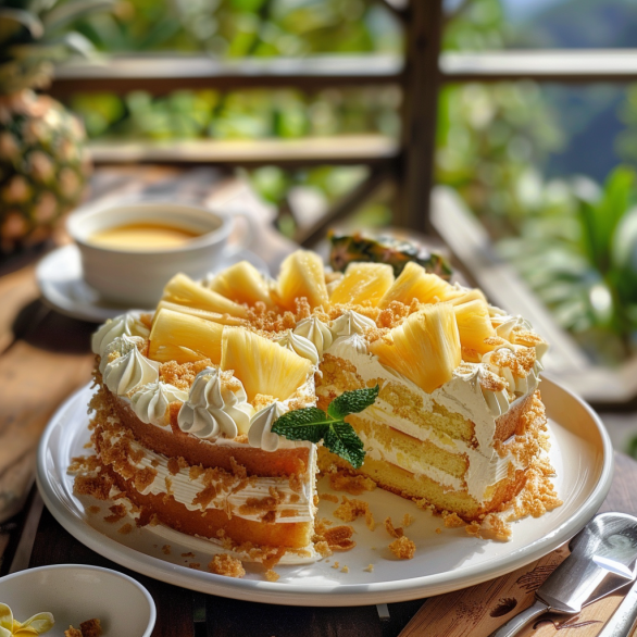 Easy Pineapple Sunshine Cake