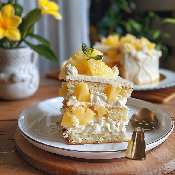 Easy Pineapple Sunshine Cake