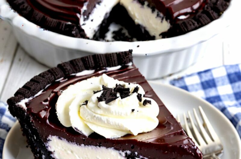 French Silk Pie with Oreo Crust - A Decadent Delight!