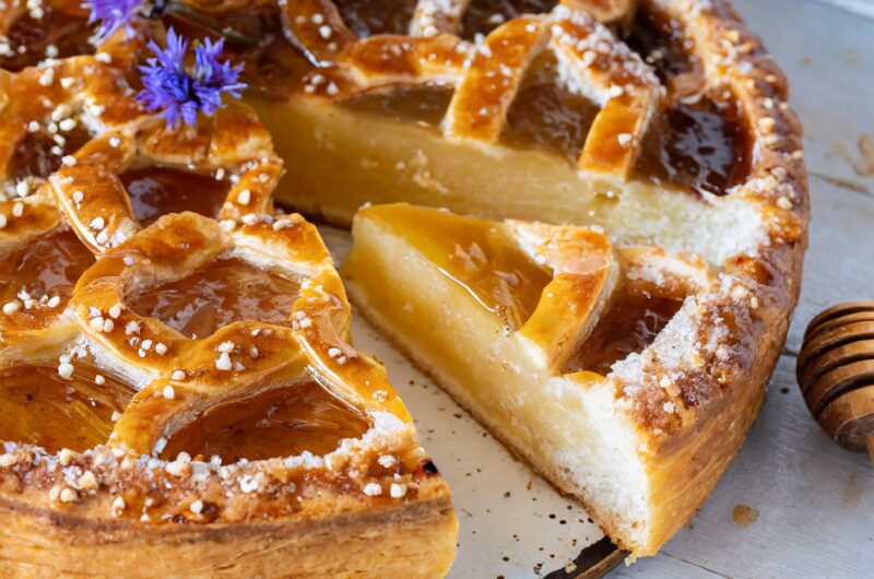 Delicious Salted Honey Pie - A Perfect Blend of Sweet and Savory