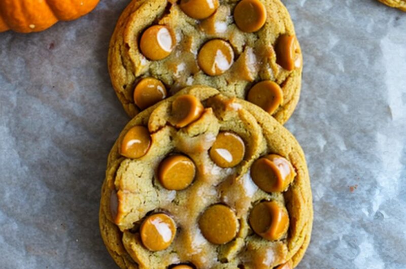 Pumpkin Butterscotch Chip Cookies