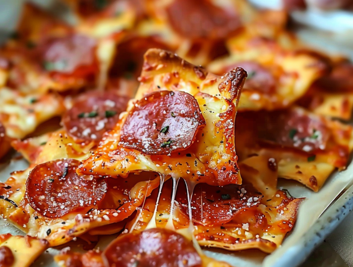 Easy Delicious 2 Ingredient Pizza Chips