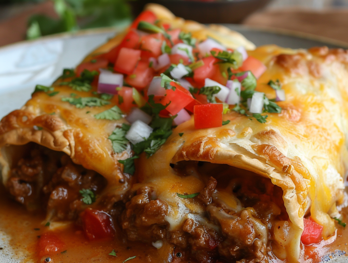 Beef and Cheese Chimichanga