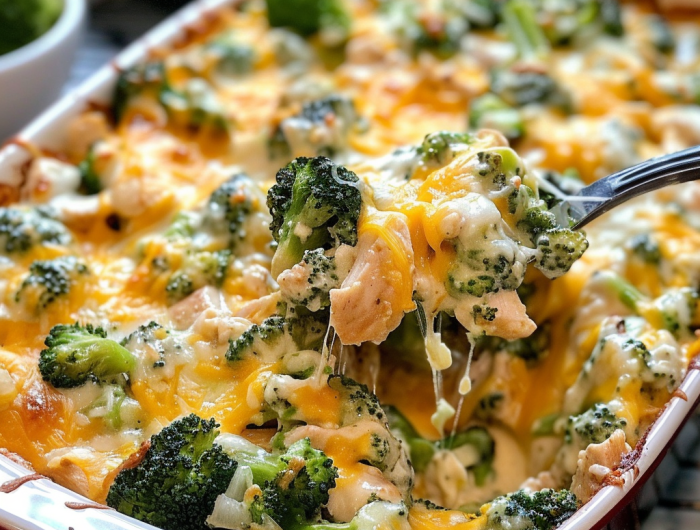 Chicken and Broccoli Cheesy Casserole