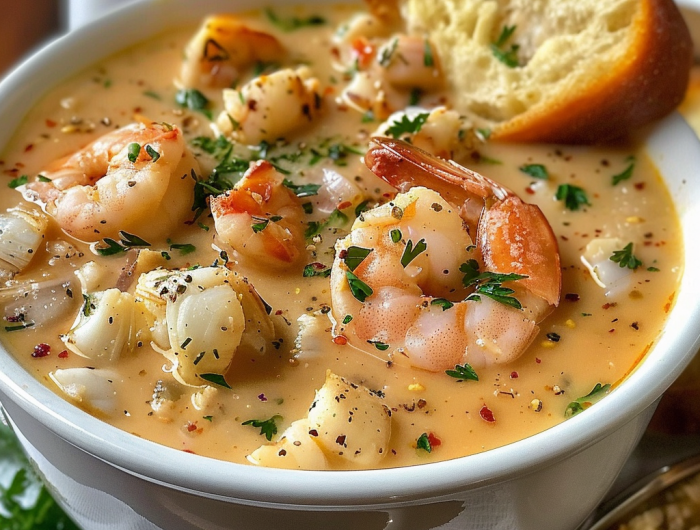 Crab and Shrimp Seafood Bisque Recipe