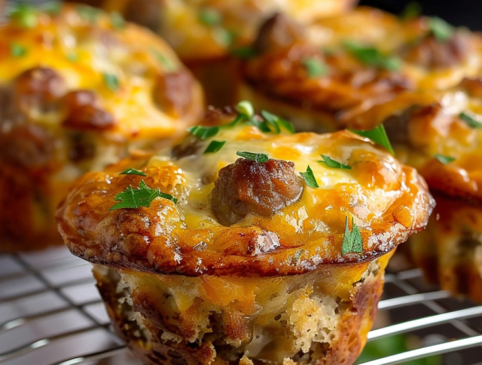 Easy Sausage Breakfast Muffins