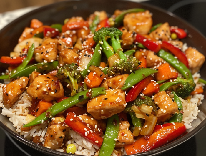 Honey Garlic Chicken Stir Fry: