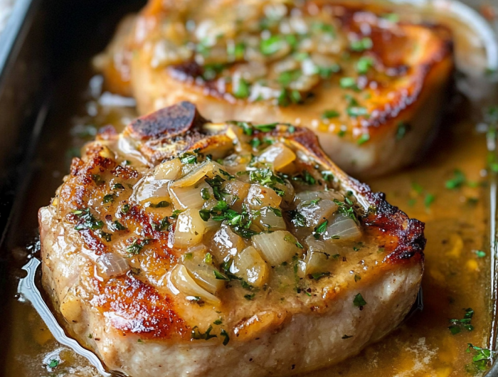 Smothered Baked Pork Chops