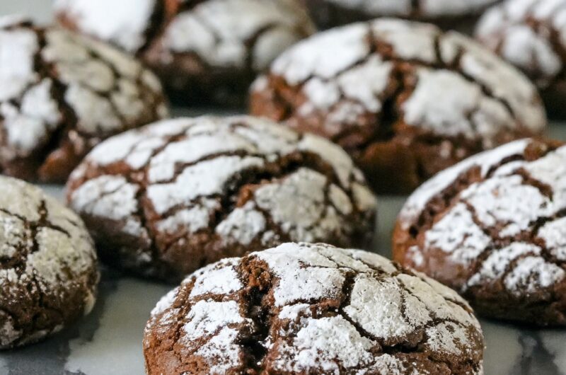 Chocolate Crinkle Cookies