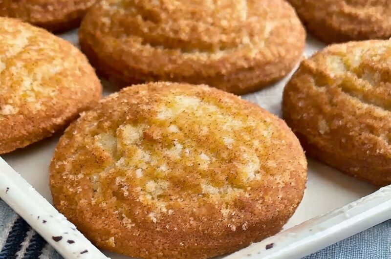 Soft & Chewy Snickerdoodle Cookies