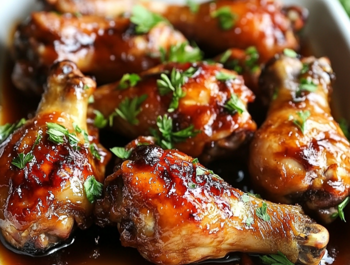 Caramelized Baked Chicken Legs or Wings