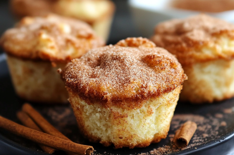 Cinnamon Sugar French Toast Muffins