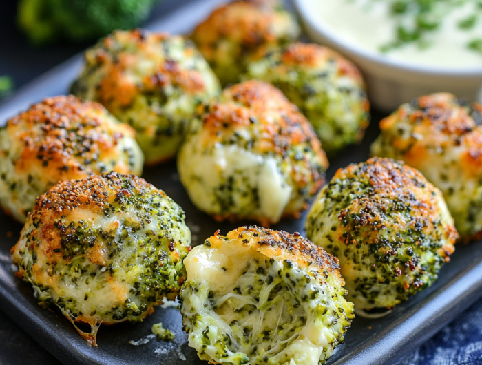 Easy Baked Broccoli Cheese Balls