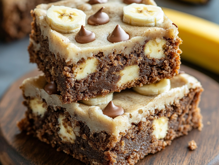 Easy Banana Bread Brownies