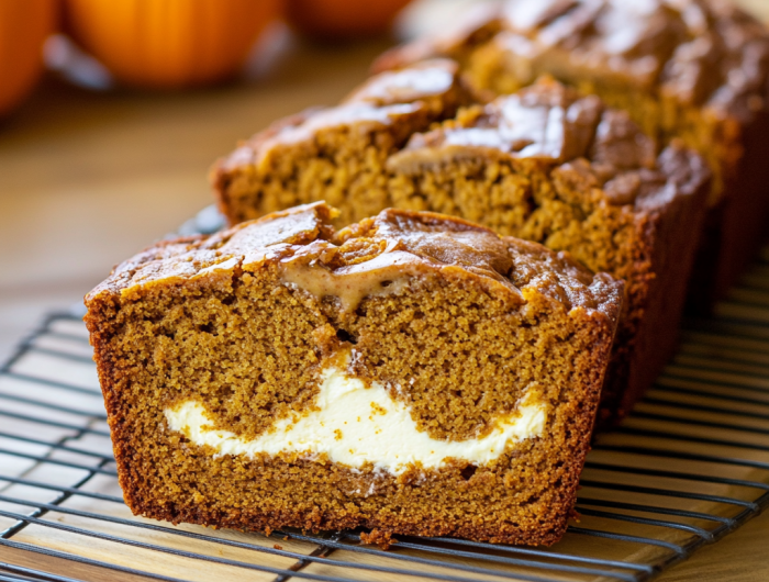 Easy Cream Cheese Pumpkin Bread