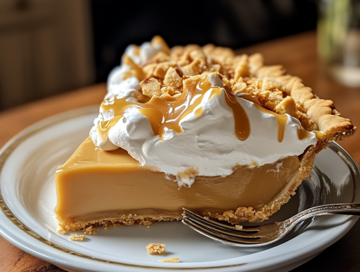 Easy Creamy Homemade Butterscotch Pie