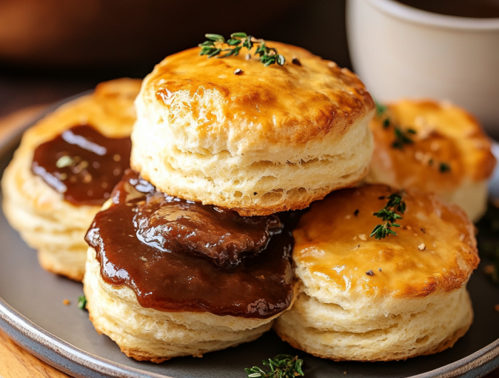 Easy French Dip Biscuits