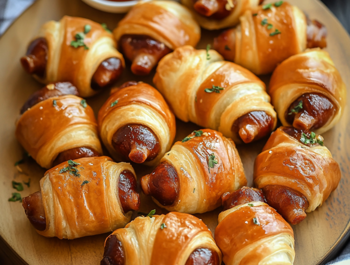 Easy Glazed Pigs in a Blanket