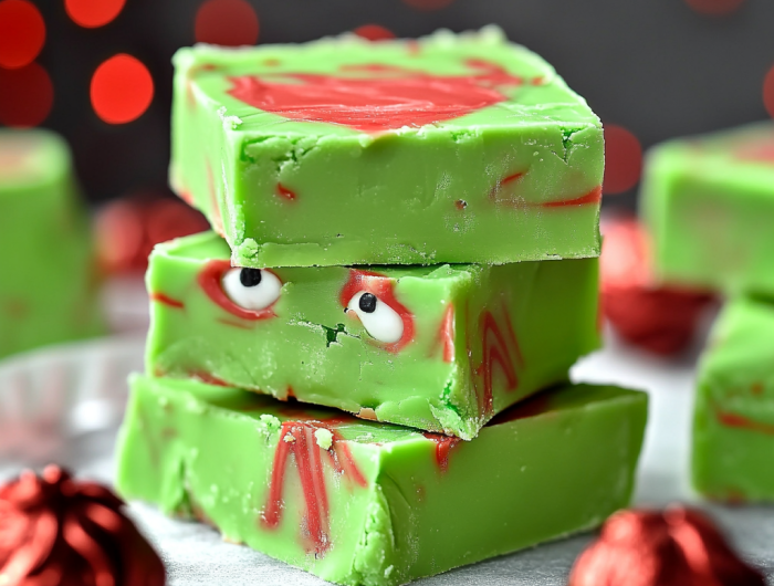 Easy Grinch Fudge