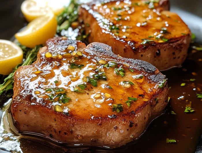 Easy Honey Garlic Boneless Pork Chops