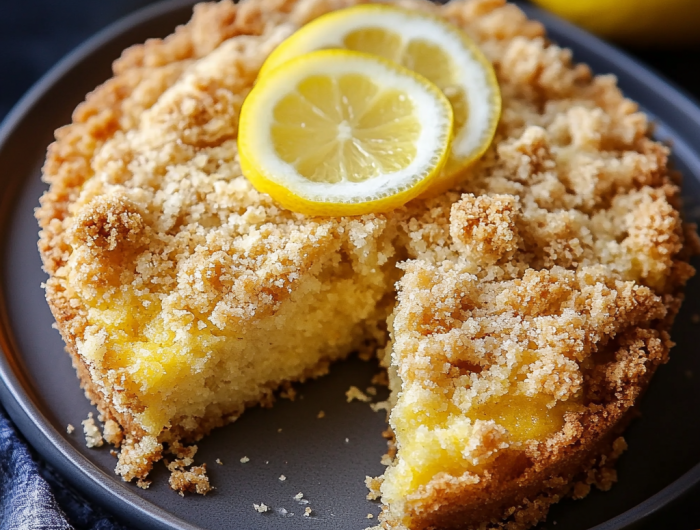 Easy Lemon Crumble Breakfast Cake