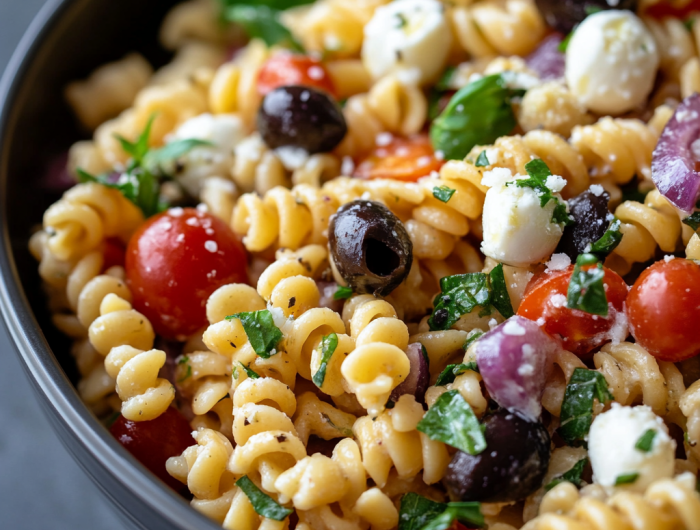 Easy Mediterranean Pasta Salad