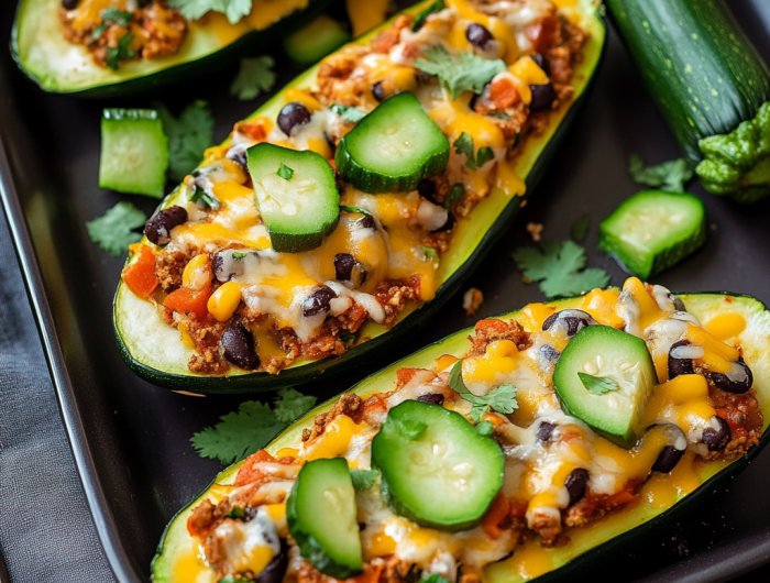 Easy Mexican Zucchini Boats