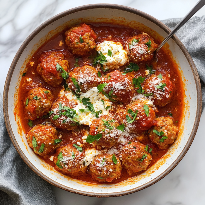 Easy Ricotta Meatballs