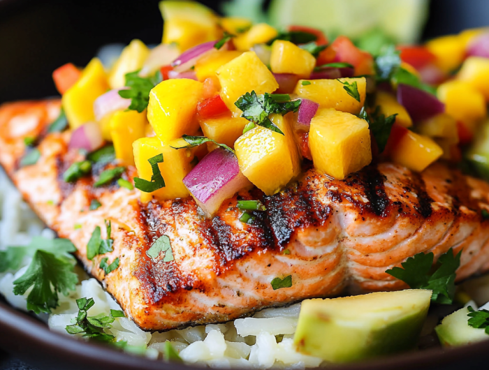 Easy Salmon with Mango Salsa