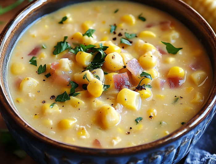 Easy Slow Cooker Corn Chowder