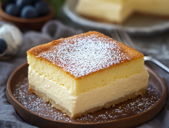 Easy Vanilla Magic Custard Cake