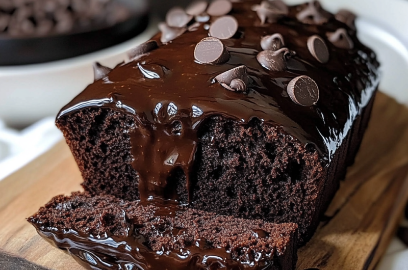 Hot Fudge Brownie Bread