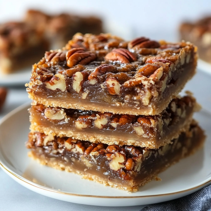 Easy Lazy Pecan Pie Bars