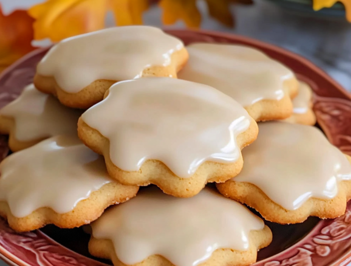 Maple Cookies With Maple Icing