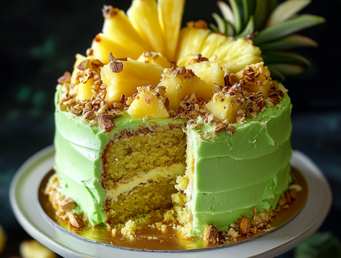 PISTACHIO PINEAPPLE CAKE